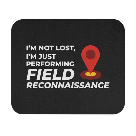 Field Mapping Mouse Pad - Surveying Humor Non-Slip Rubber Base for GIS Technicians & Cartographers