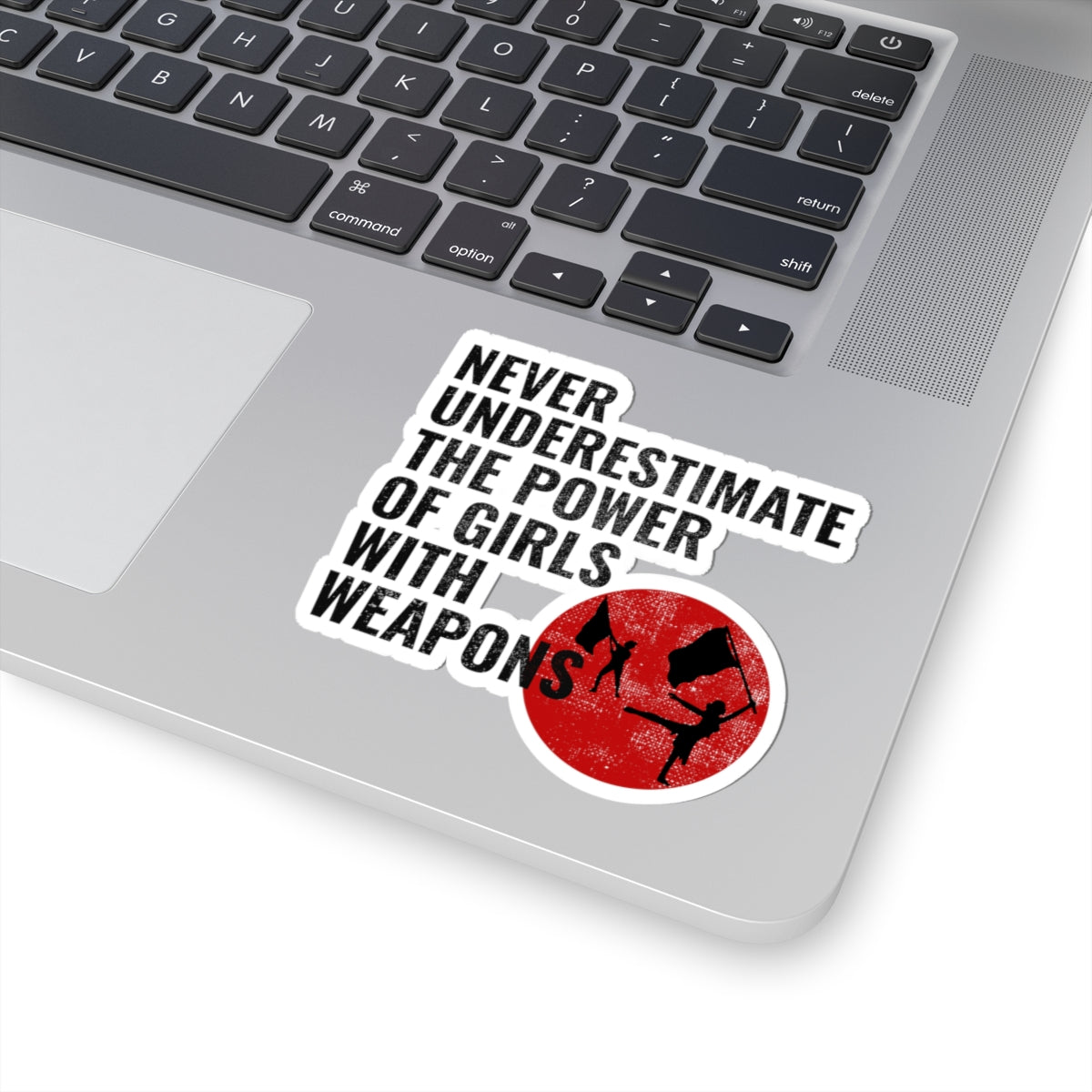 Color Guard "Girl Power" Aufkleber Vinyl: Twirling Dancer Design, Flaggenwirbeln, Marching Band 