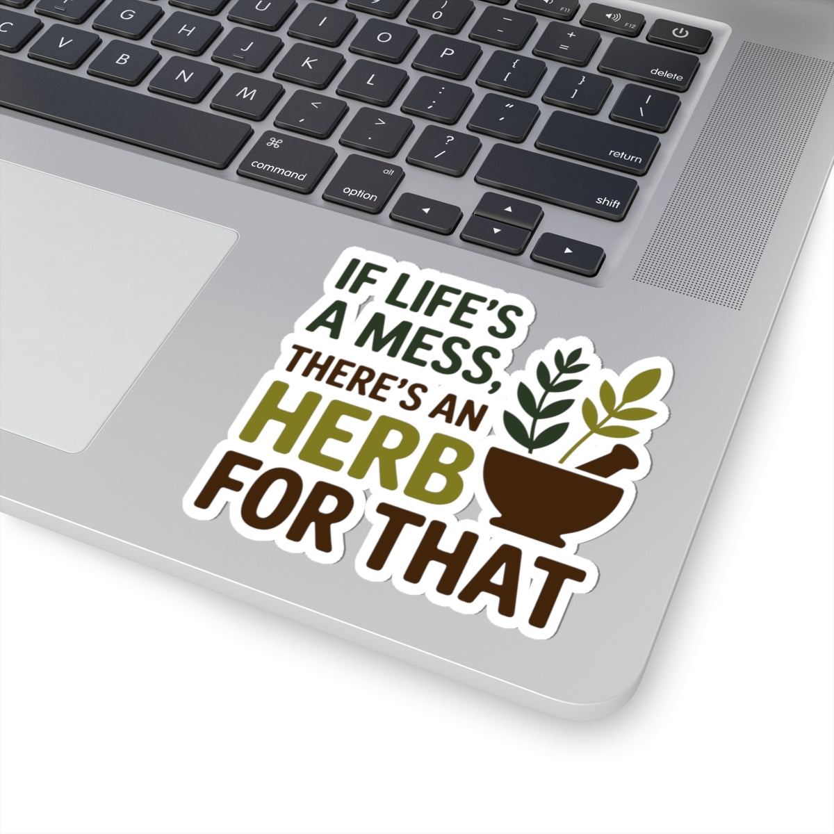 Herbalist Solution Sticker - Plant Remedies Vinyl Decal for Herbalists, Natural Problem Solvers