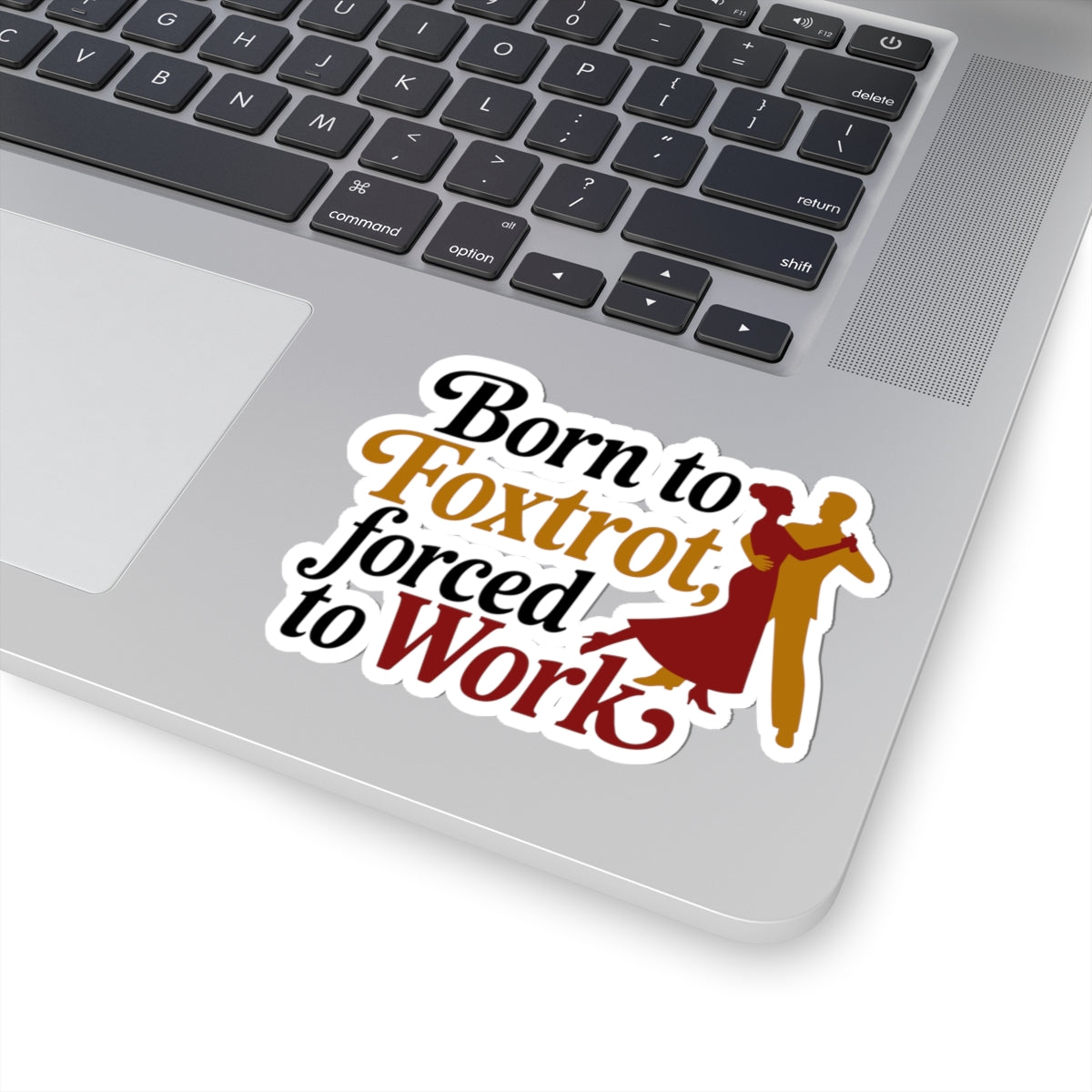 Foxtrot Passion Sticker - Dance Calling Vinyl Decal for Dancers, Ballroom Dreamers