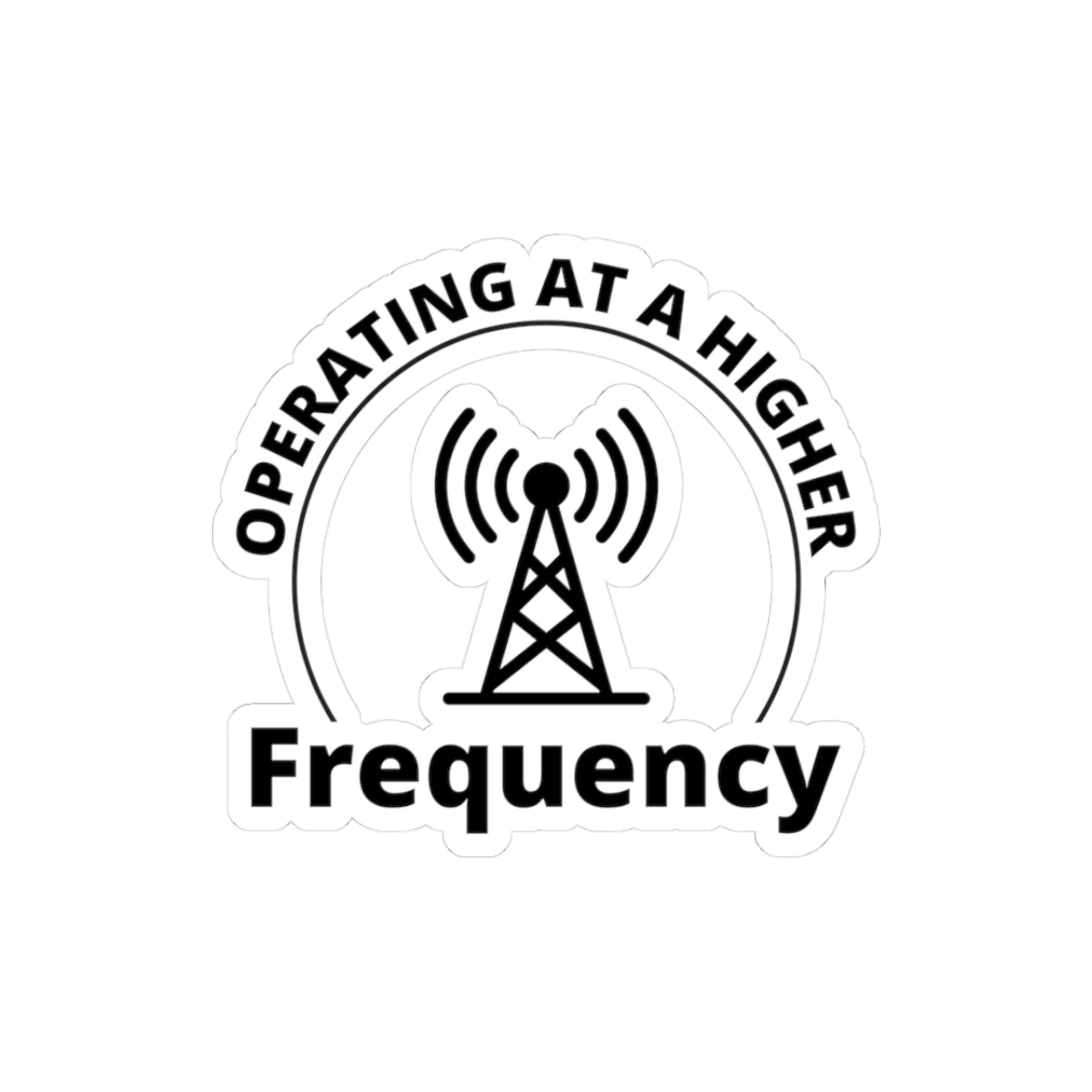 Amateur Ham Radio Operator Stickers Vinyl Decal - HF Bands & High-Frequency Ops
