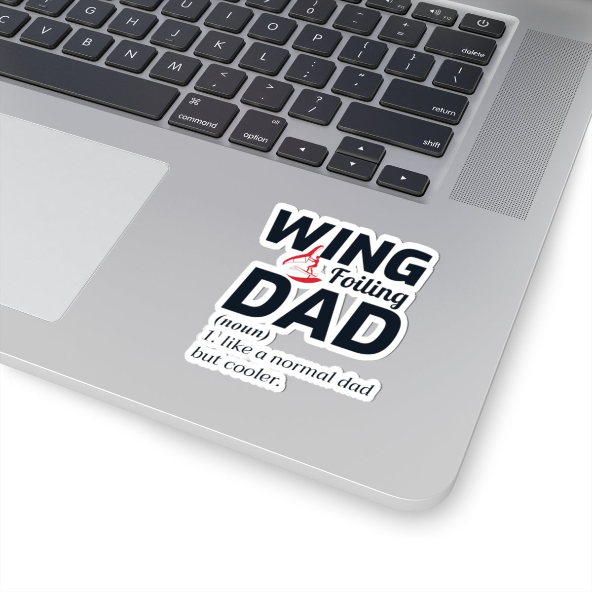 Wing Foiling Dad Sticker - Vinyl Decal for Proud Fathers & Water Sports Fans