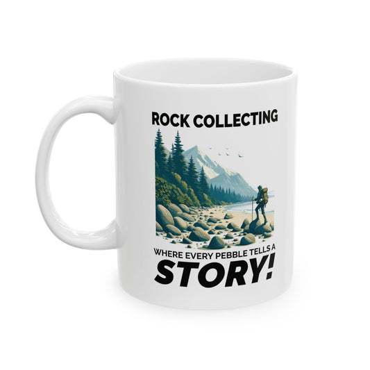 Geologist Mug for Rock Enthusiasts - Pebble Stories