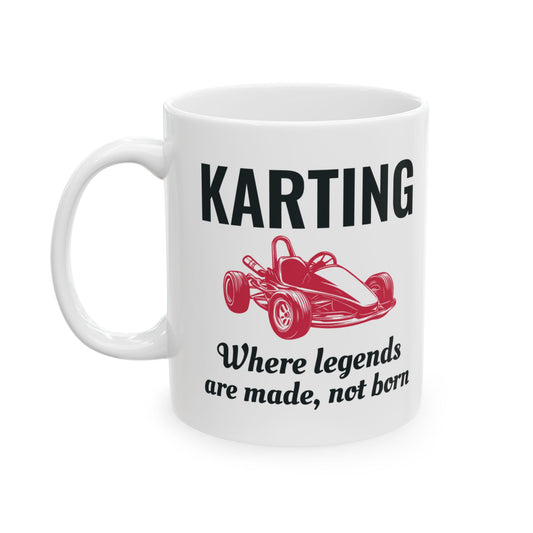 Go Kart Racing Mug for Karting Enthusiasts - Racing Passion