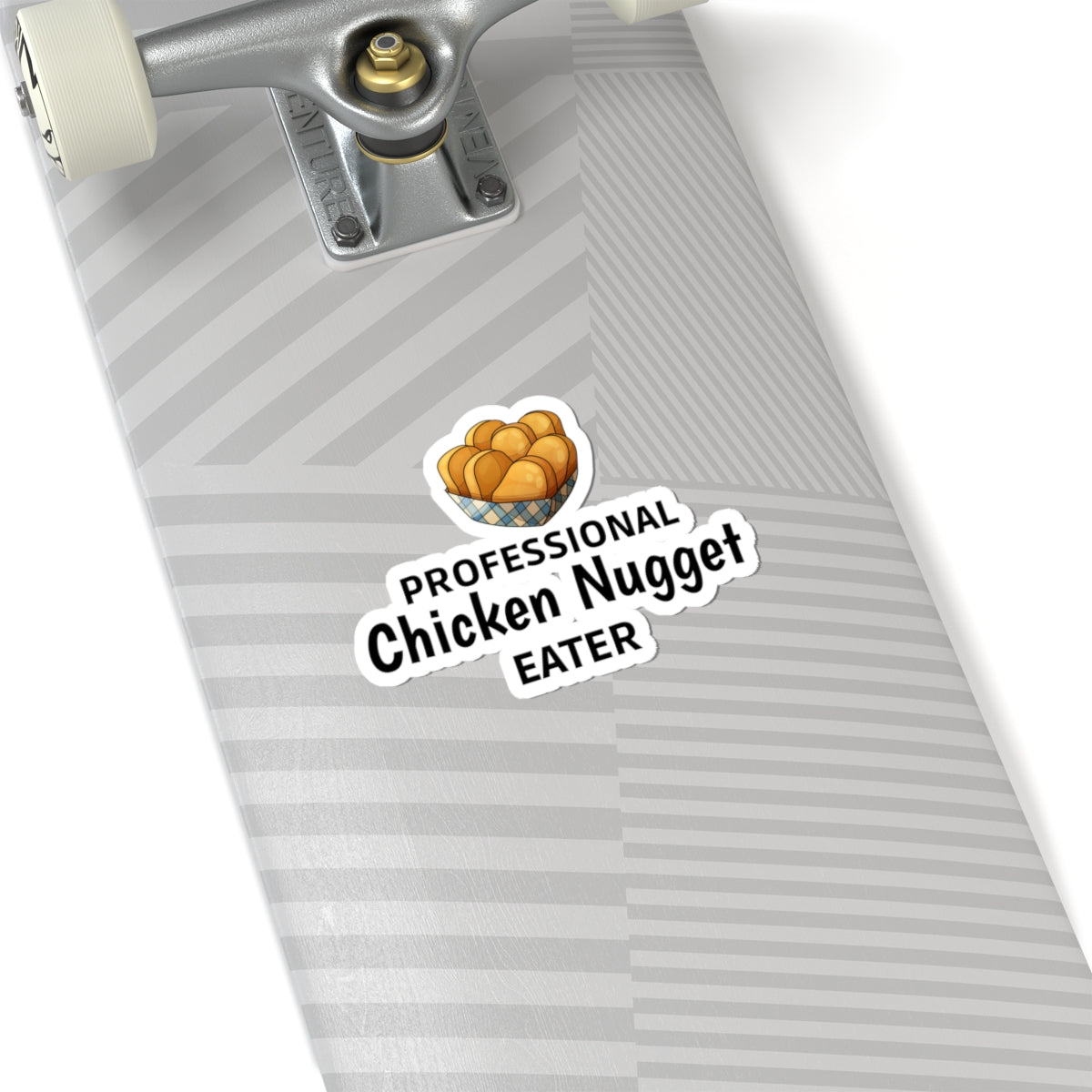 Professional Nugget Eater Sticker - Chicken Humor Vinyl Decal for Foodies & Snack Lovers