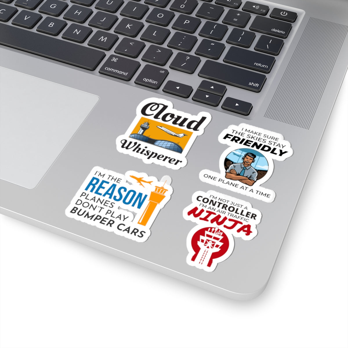 Air Traffic Controller Sticker Pack – 4 PCS Witty Aviation Humor Stickers for ATC Professionals & Aviation Fans