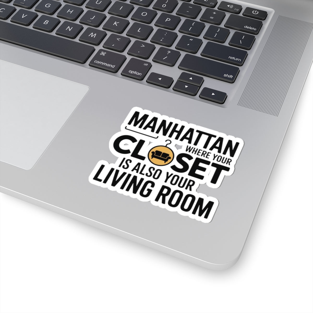 NYC Apartment Life Sticker - Closet Living Room Vinyl Decal for Space-Savvy New Yorkers