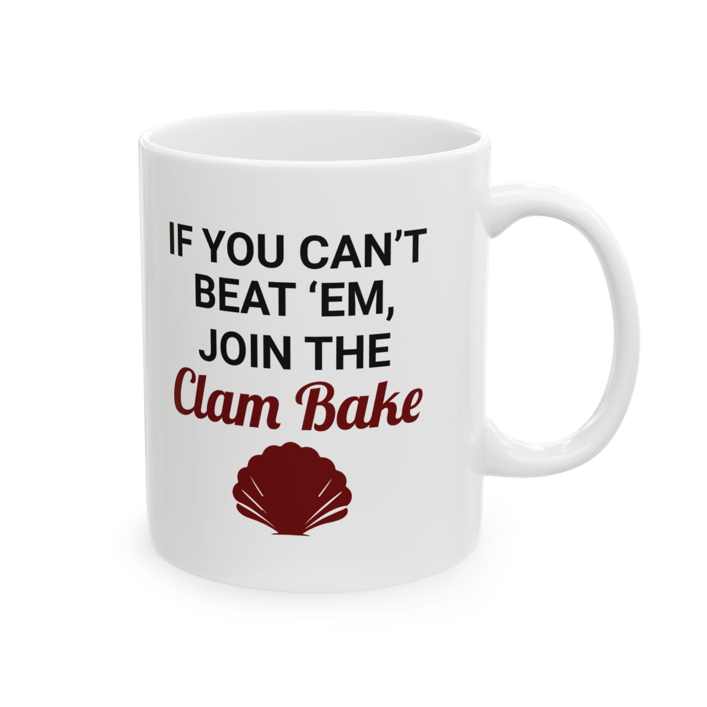 Clam Bake Mug, Funny Foodie, Seafood Lover Gift