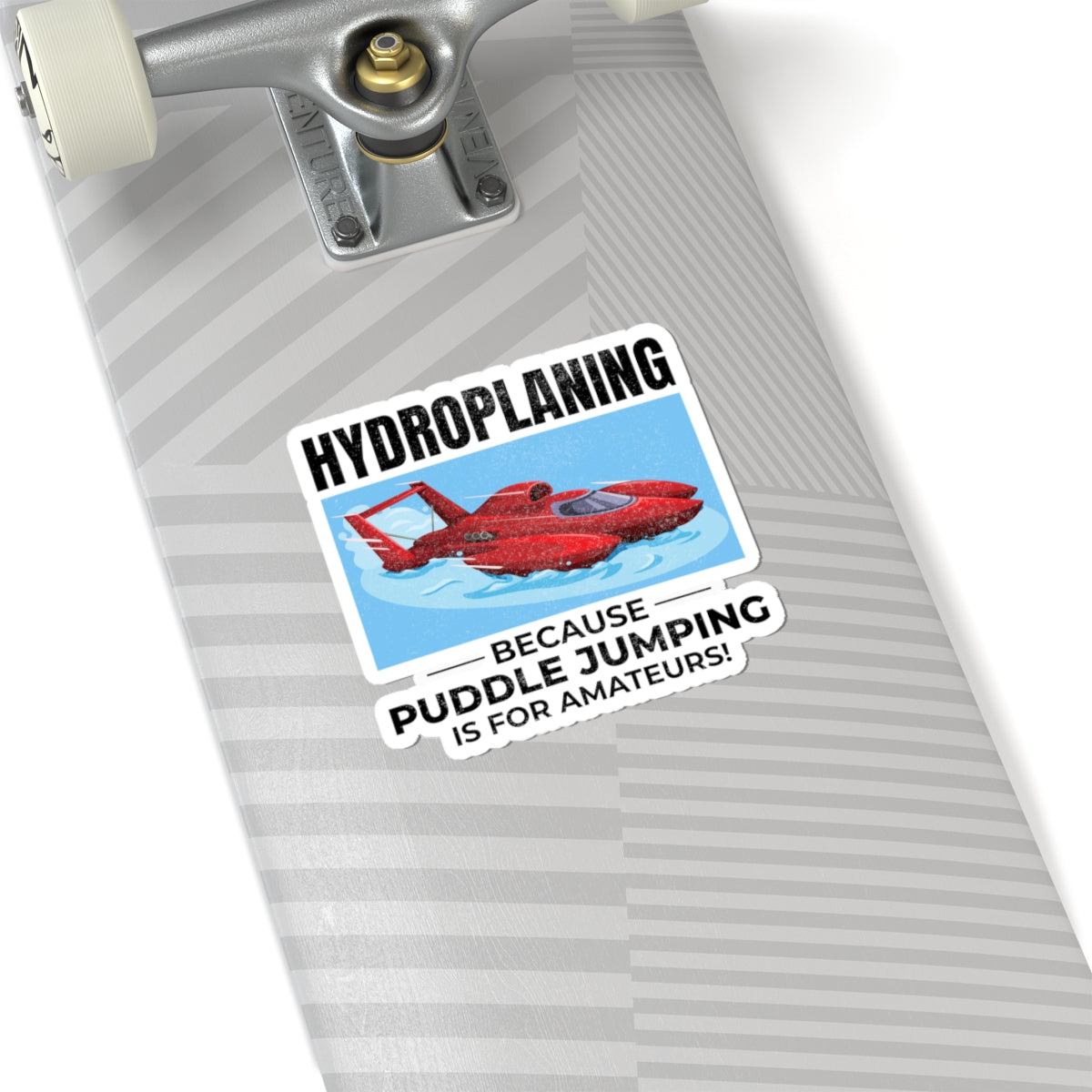 Hydroplaning Pro Sticker - Water Racing Vinyl Decal for Boat Racers & Marine Enthusiasts