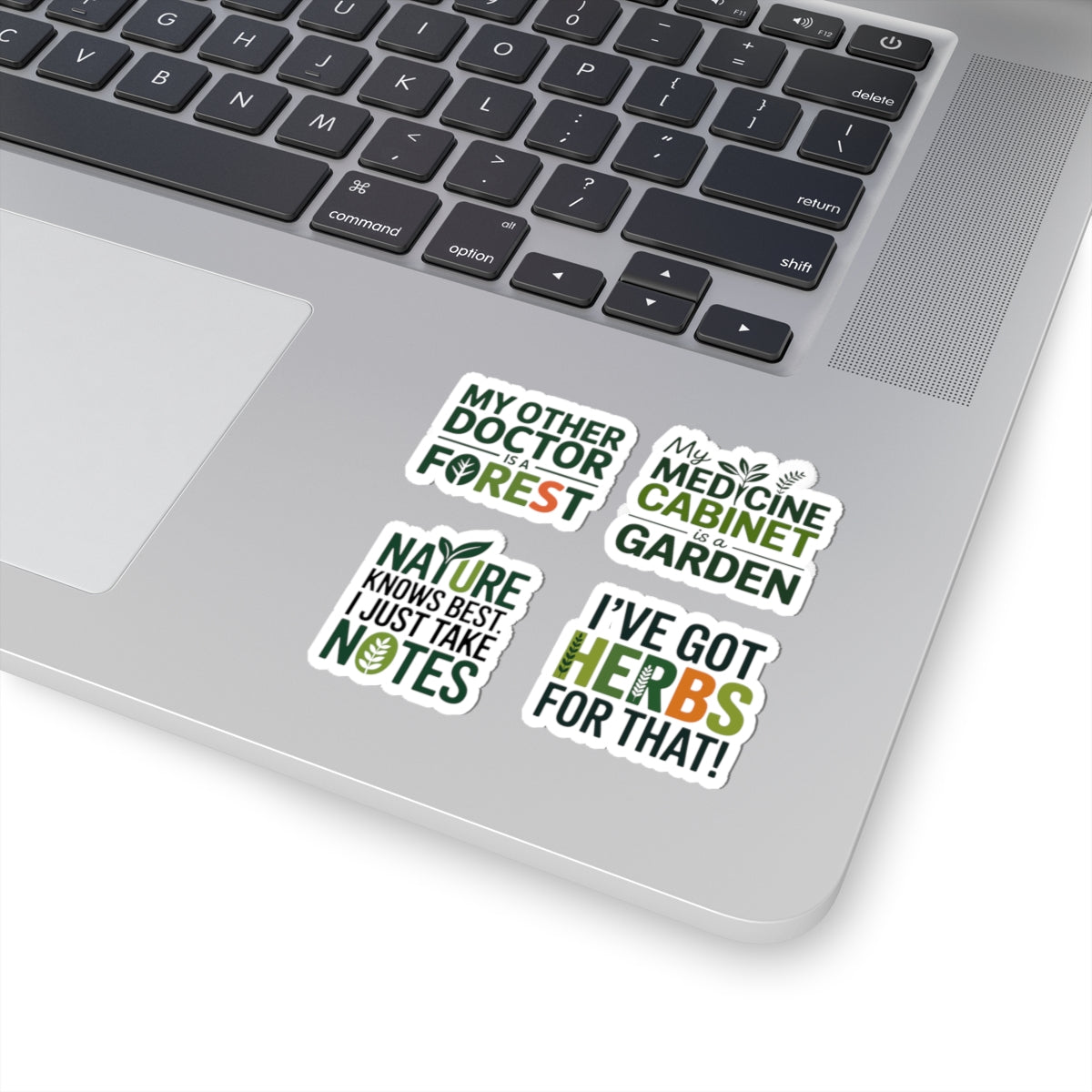 Naturopath Sticker Pack – 4 PCS Funny Forest Doctor Garden Decals for Naturopaths Natural Health Lovers
