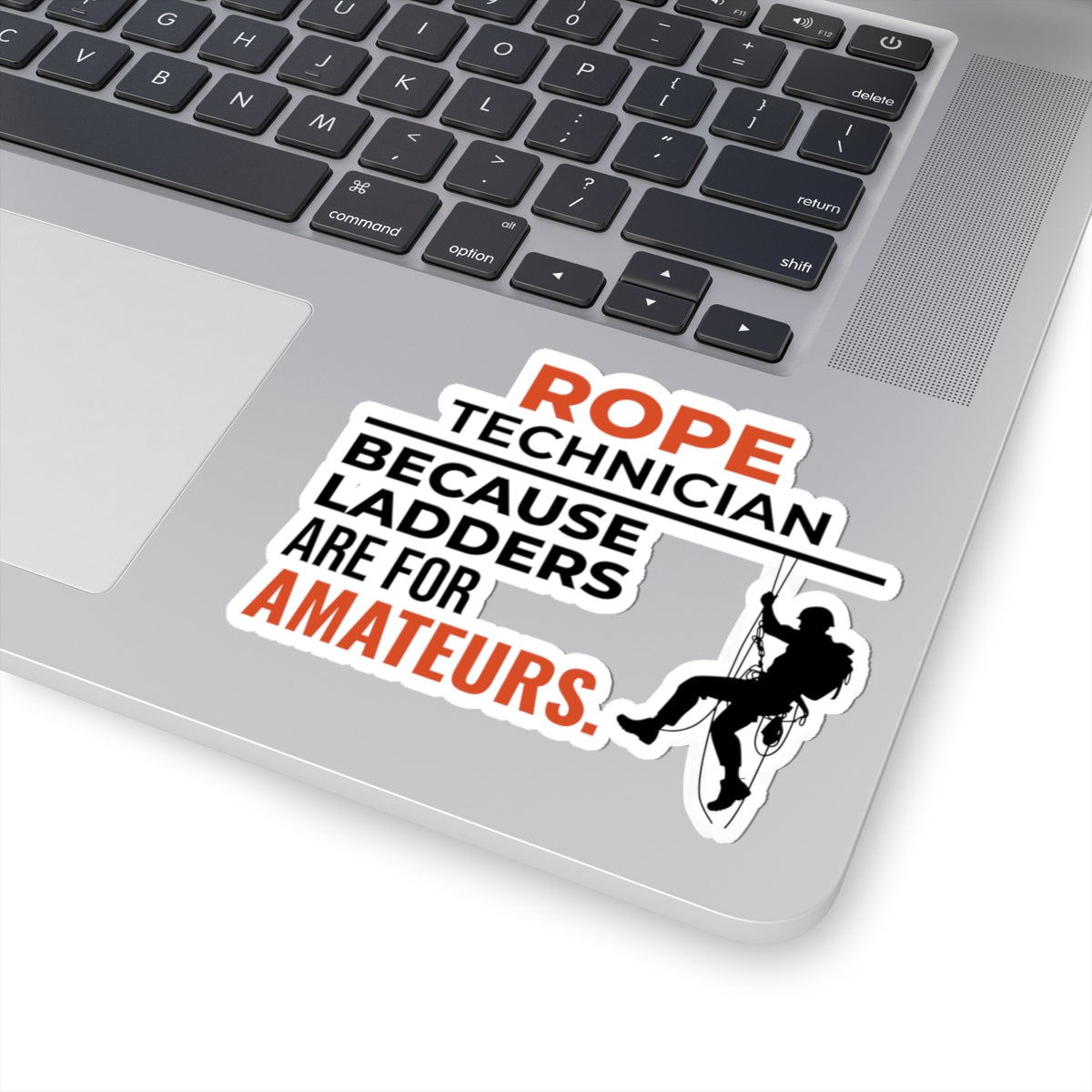 Rope Technician Sticker - Ladders Amateurs Vinyl Decal for Climbers & Professionals