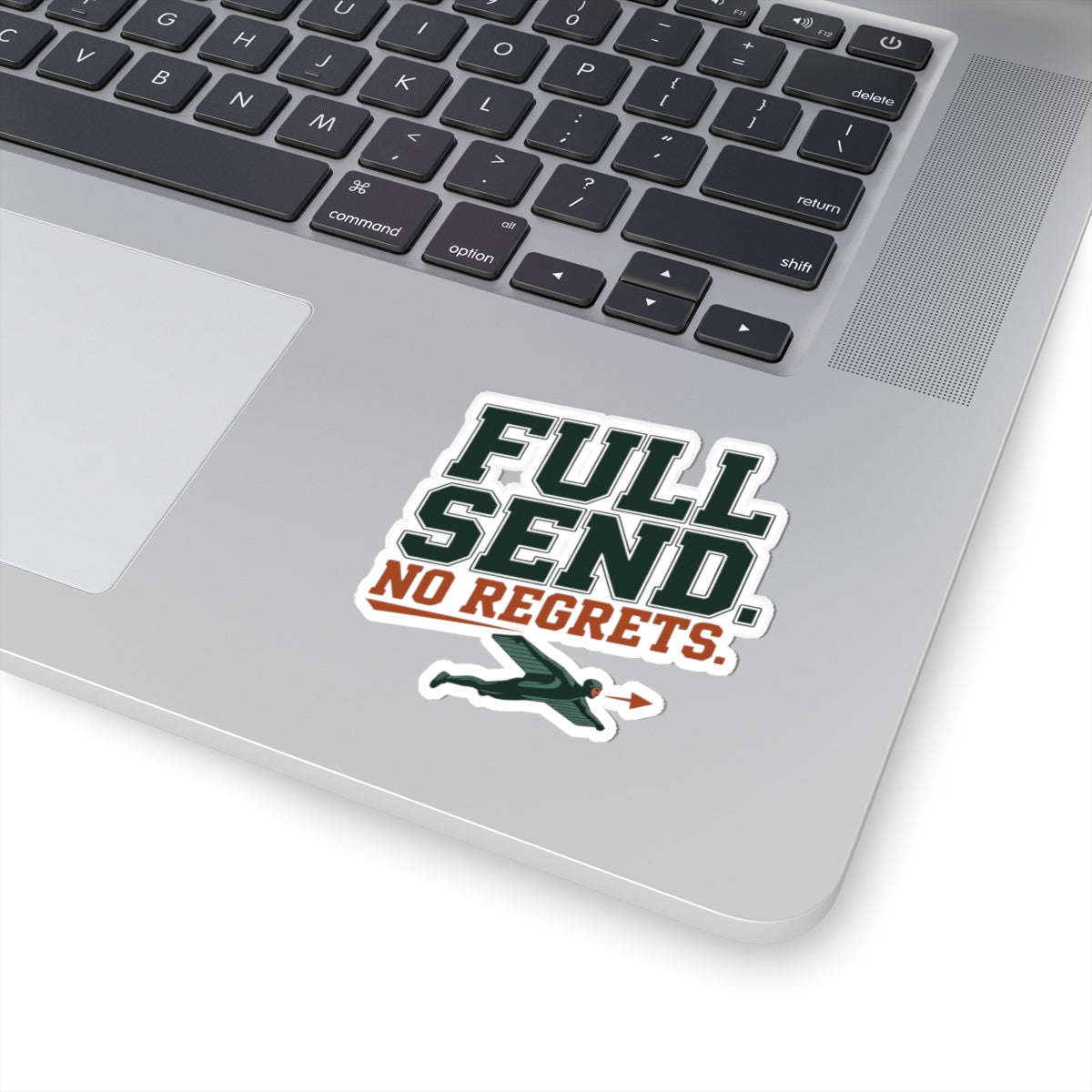 Wingsuit Flying Sticker – Bold Varsity Style Freefall Decal for BASE Jumpers Extreme Sports Fans