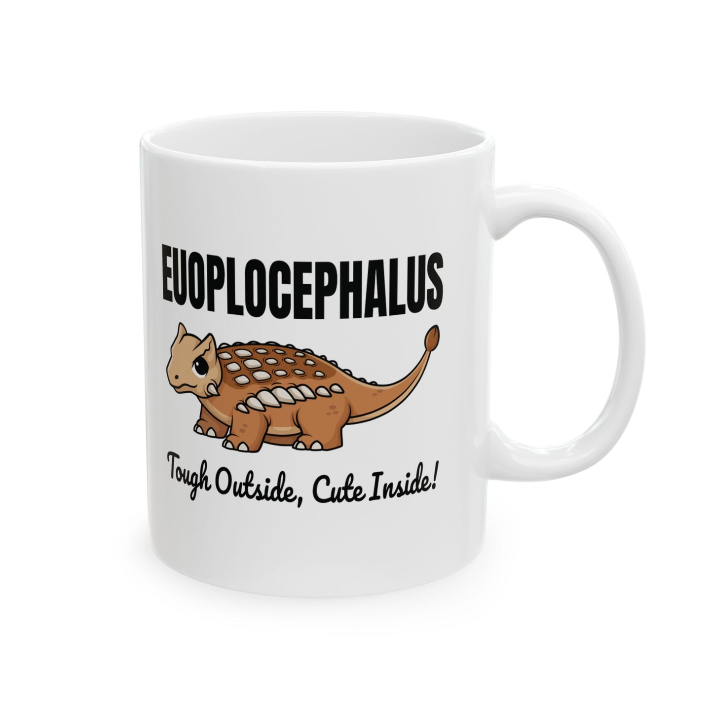 Dinosaur Fossil Mug - Euoplocephalus, Armored - Dino Gift