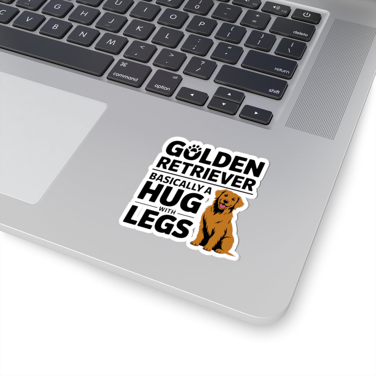 Adorable Golden Retriever Sticker - Cute Dog Lover Vinyl Decal for Pet Owners & Animal Enthusiasts