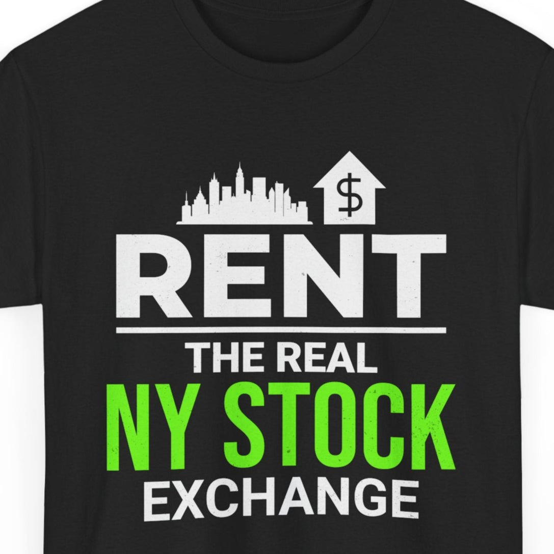 NYC Rent New York T-Shirt - Manhattan Housing Humor Graphic Tee for Urban Fashion Lovers City Pride Real Estate