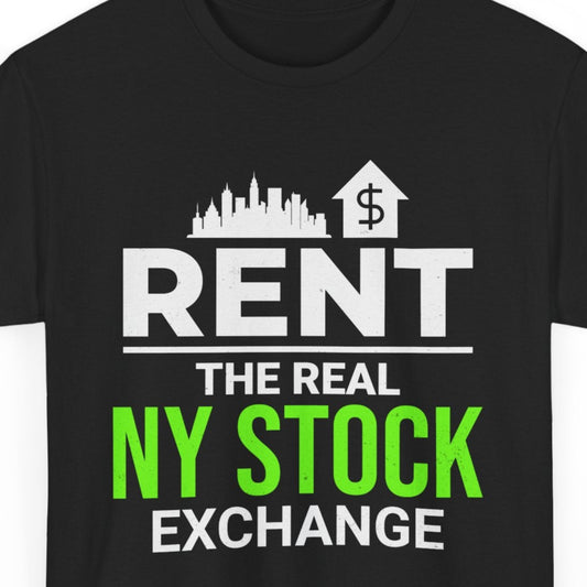 NYC Rent New York T-Shirt - Manhattan Housing Humor Graphic Tee for Urban Fashion Lovers City Pride Real Estate
