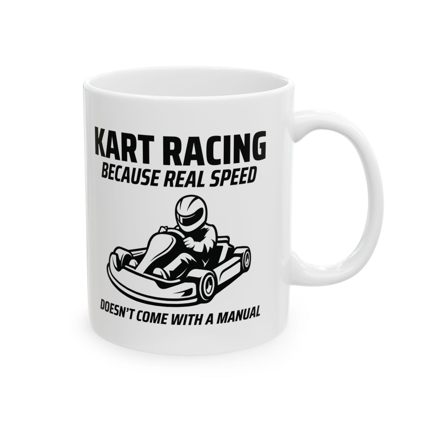 Go Kart Racing Mug - For Speed Enthusiasts & Karting Fans