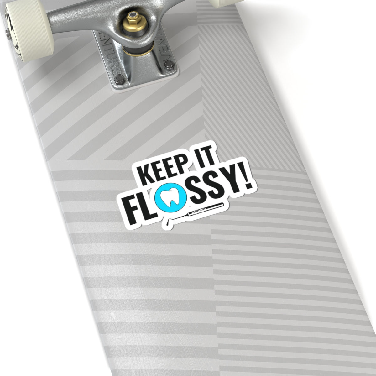Dental Humor Sticker - Keep It Flossy Vinyl Decal for Hygienists