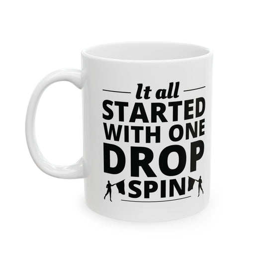 Color Guard Mug | Flag Drop Spin Team Performance Gift