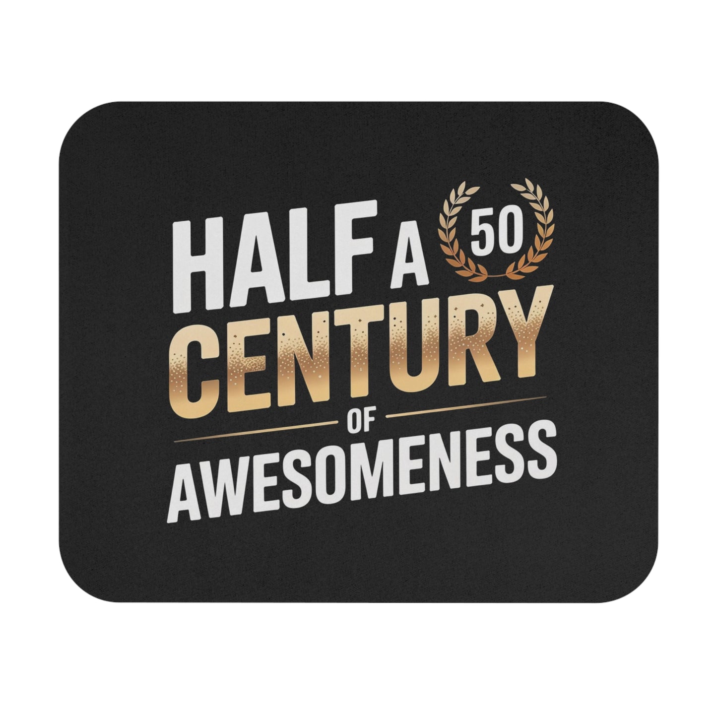 Funny 50th Birthday Mouse Pad - Vintage Born Non-Slip Rubber Base Coworker Boss Dad Mom Gift