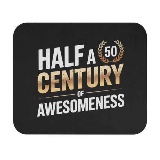 Funny 50th Birthday Mouse Pad - Vintage Born Non-Slip Rubber Base Coworker Boss Dad Mom Gift