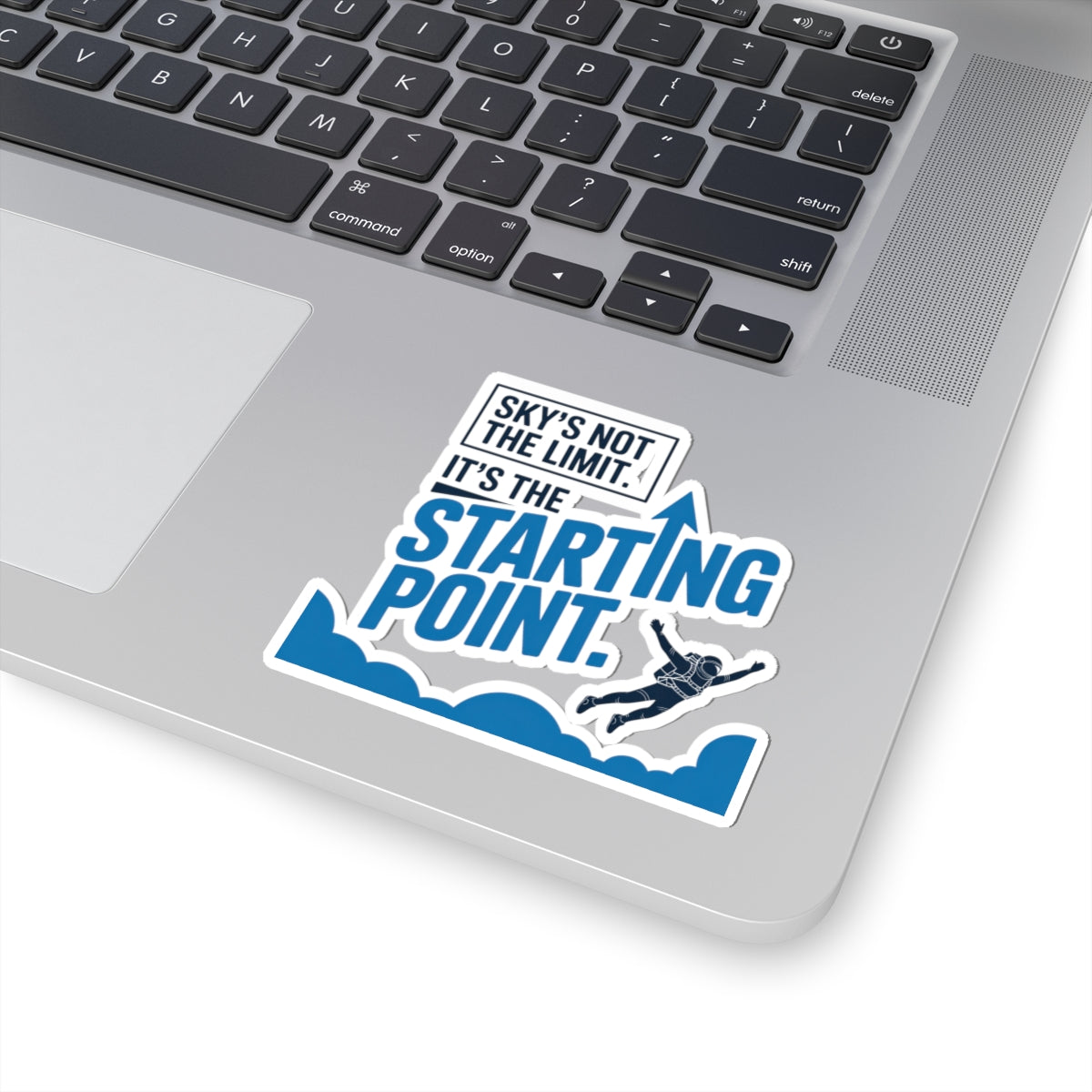 Base Jumping Sticker for Laptop Water Bottle – Inspirational Adventure Decal for Extreme Athletes Skydivers