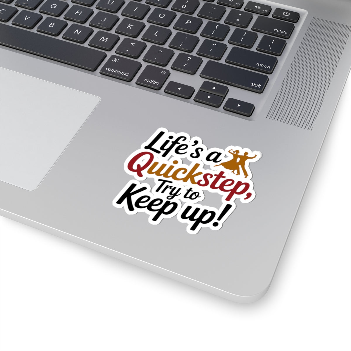 Quickstep Dance Sticker - Fast-Paced Life Vinyl Decal for Dancers, Energetic Performers