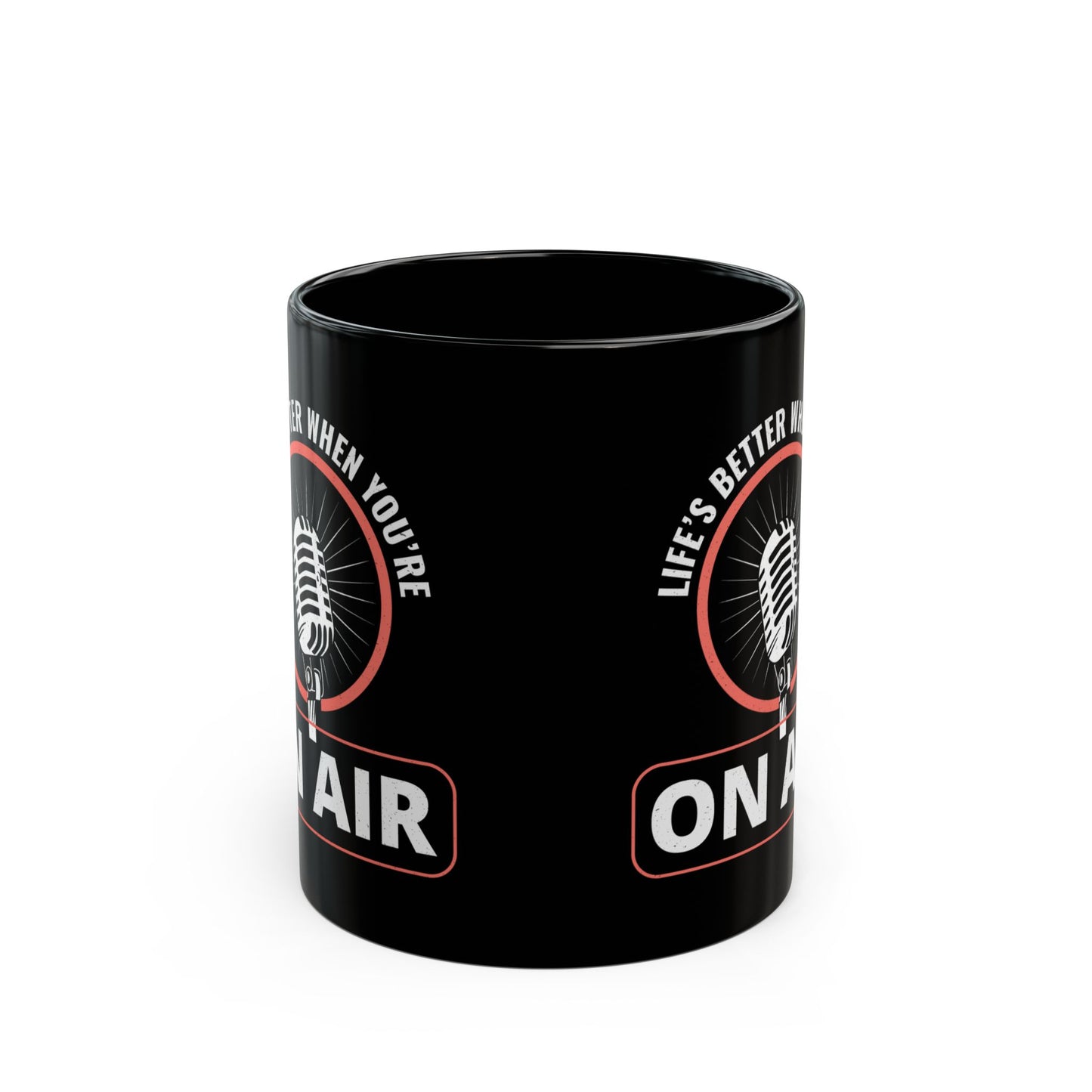 "Amateur Ham Radio Operator Mug - Life's Better On Air for Radio Enthusiasts 11 oz"