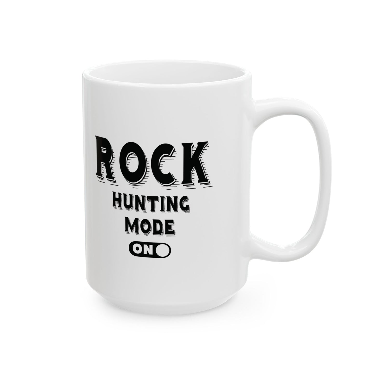 Geologist Mug - Funny Rock Enthusiast Gift - "ON/OFF Rock Mode" Coffee Mug