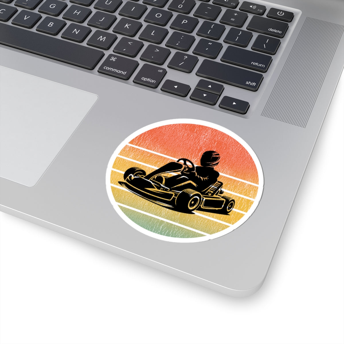 Go Kart Racing Sticker Vinyl - Durable Decal for Racers & Kart Fans