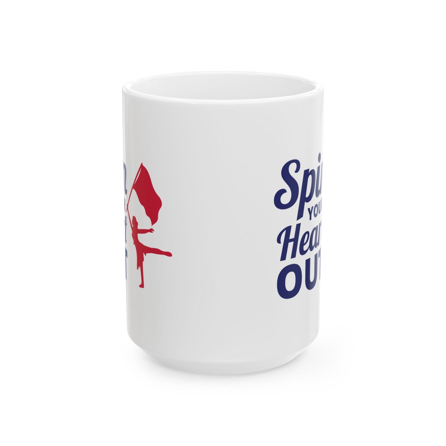 Color Guard Mug - Spin Passion Design for Performers & Fans