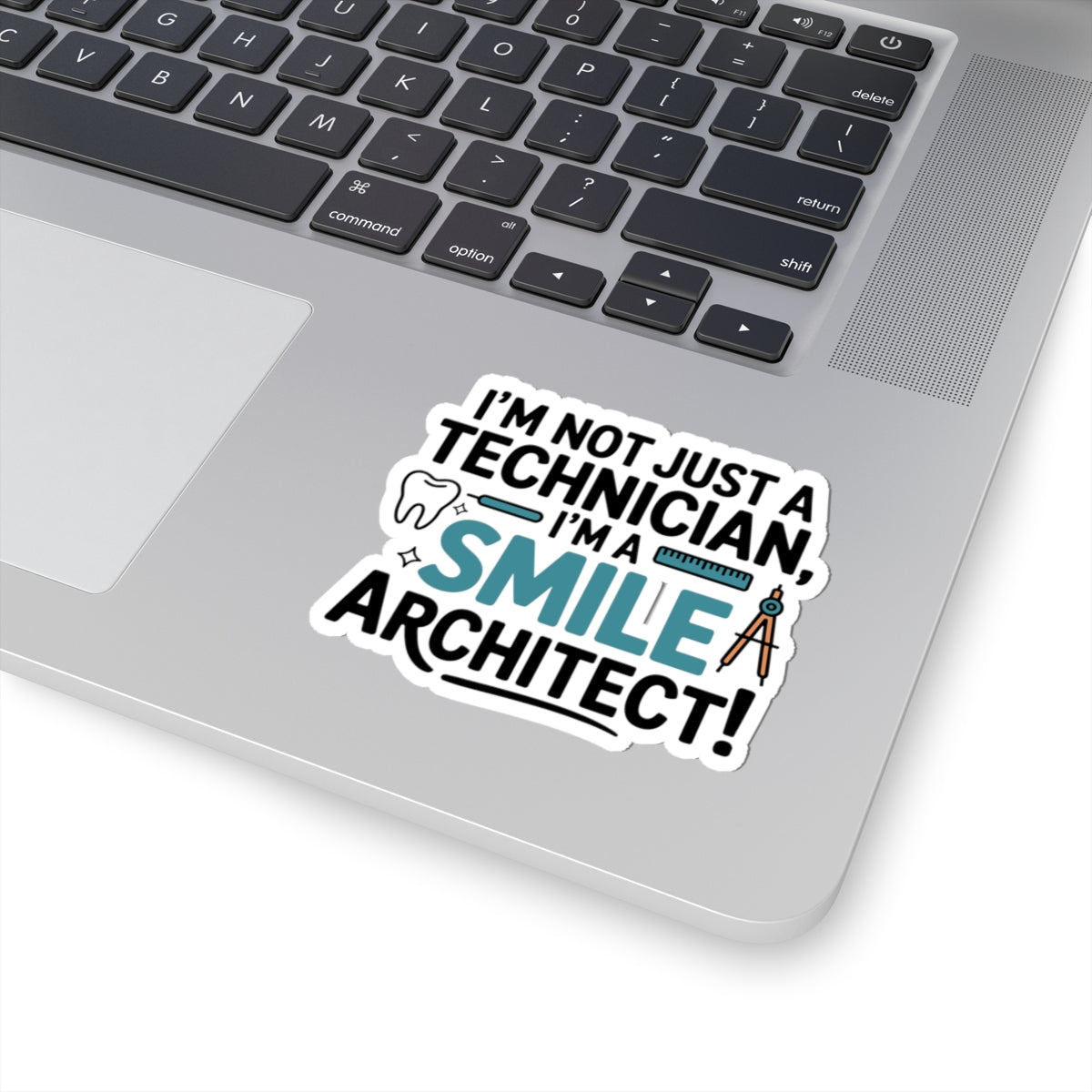 Smile Architect Sticker - Dental Lab Artistry Vinyl Decal for Ceramists & Prosthetic Technicians