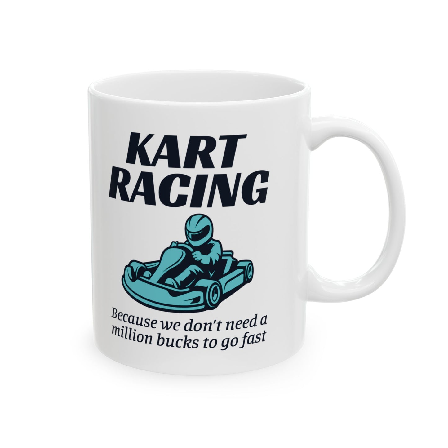 Go Kart Racing Mug - For Speed Lovers & Karting Enthusiasts