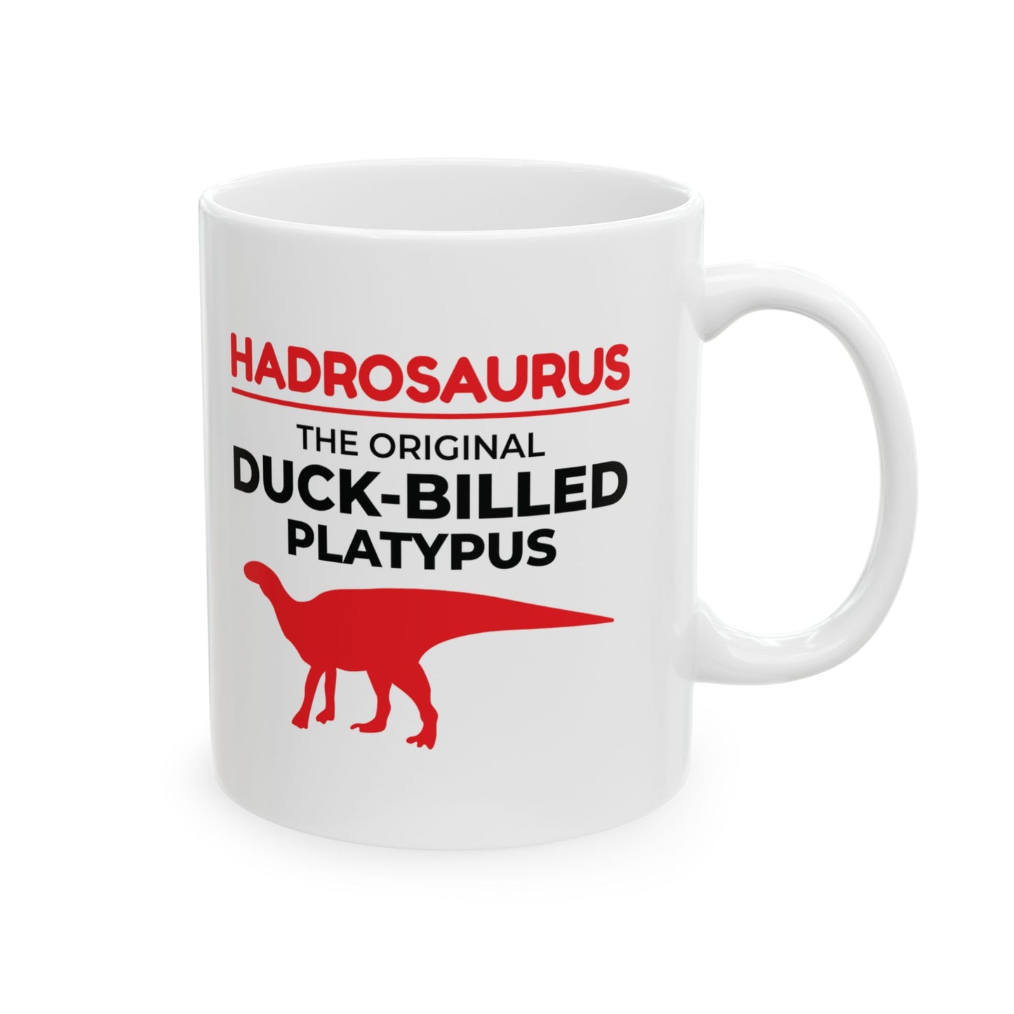 Dinosaur Fossil Mug - Hadrosaur, Duck-Billed - Fossil Hunter