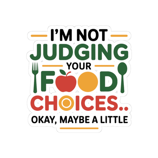 Honest Dietitian Sticker - Food Choices Vinyl Decal for Registered Dietitians, Nutritionists