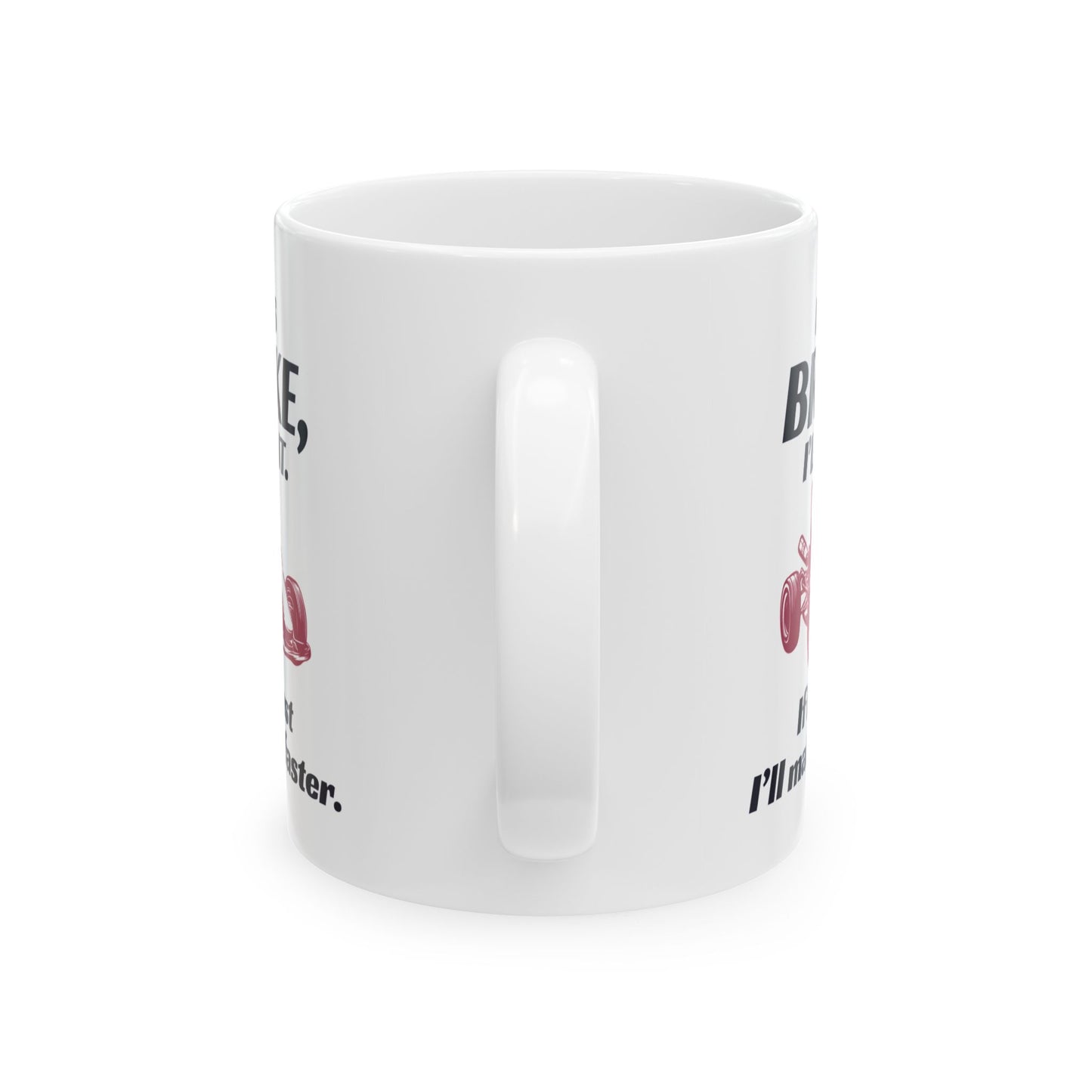 Go Kart Racing Mug - Fix It & Make It Faster Design