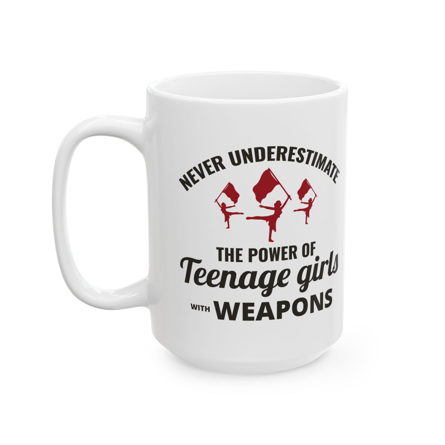 Color Guard Mug - Teenage Girls Power Design for Enthusiasts