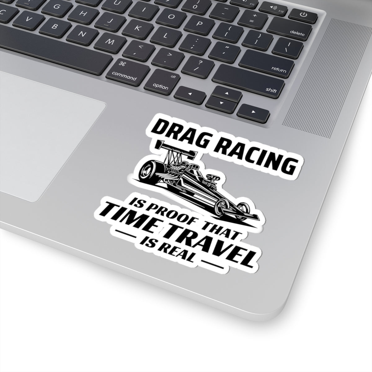 Dragster Drag Racing Sticker Vinyl - Blazing Speed Decal for Time-Slip Warriors