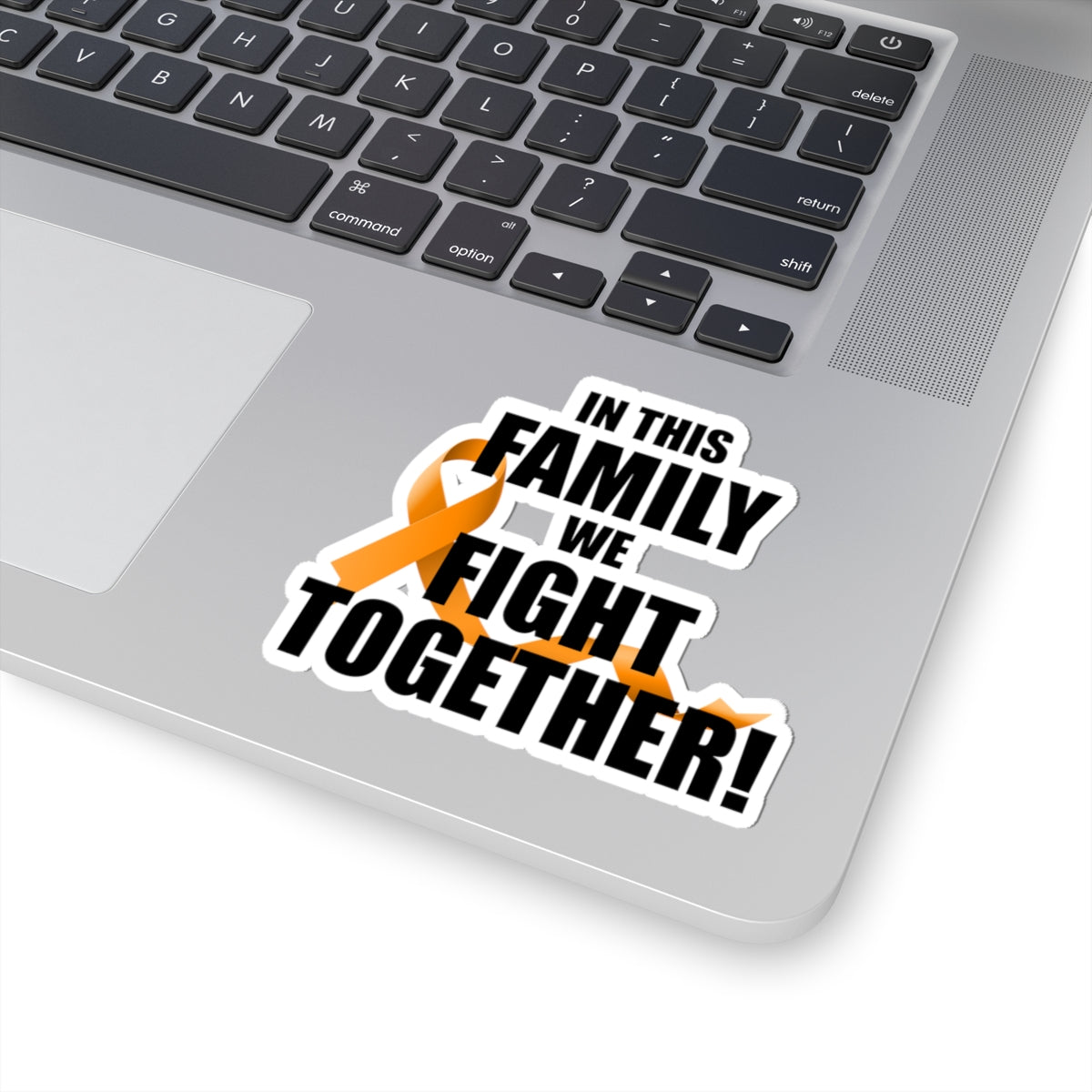 Leukemia Awareness Family Sticker - Fight Together Vinyl Decal for Survivors, Patients, and Caregivers