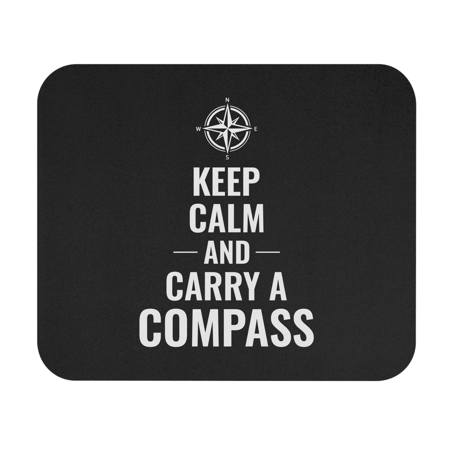 Compass Navigation Mouse Pad - Outdoor Explorer Non-Slip Rubber Base for Adventurers