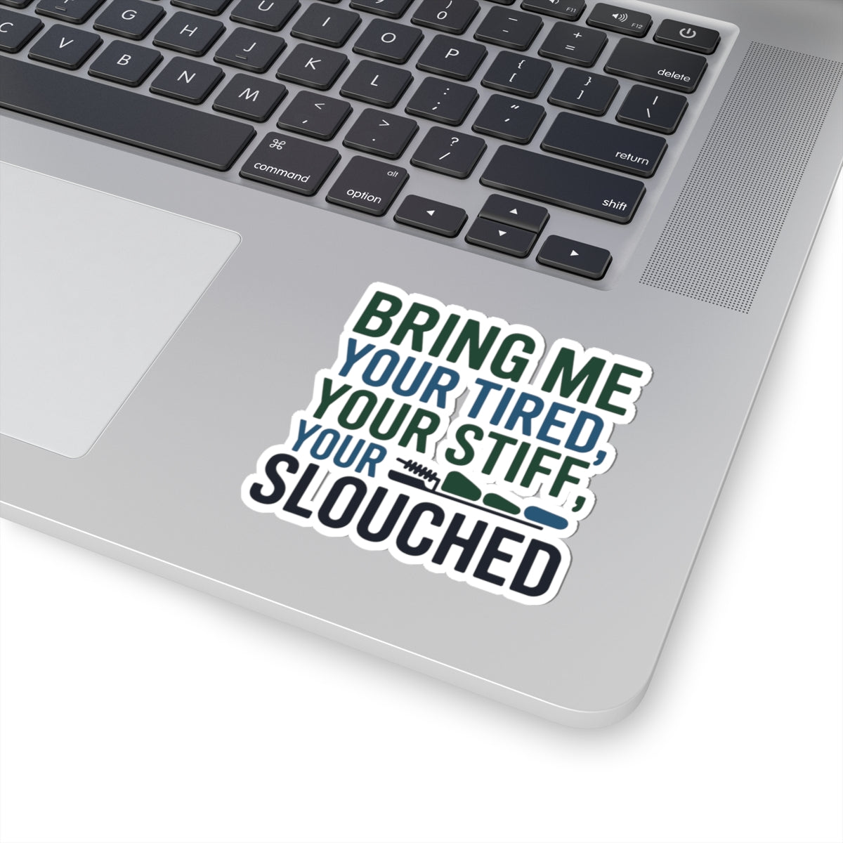Posture Relief Sticker - Chiropractic Care Vinyl Decal for Chiropractors, Doctors of Chiropractic