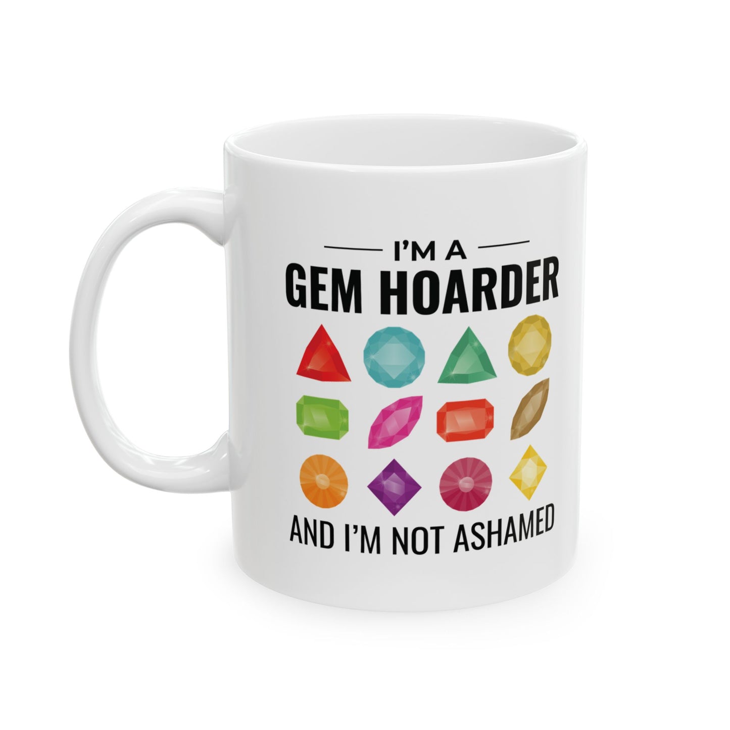 Taza de coleccionista de rocas, acaparador de piedras preciosas, regalo de mineralogía para amantes de los cristales 