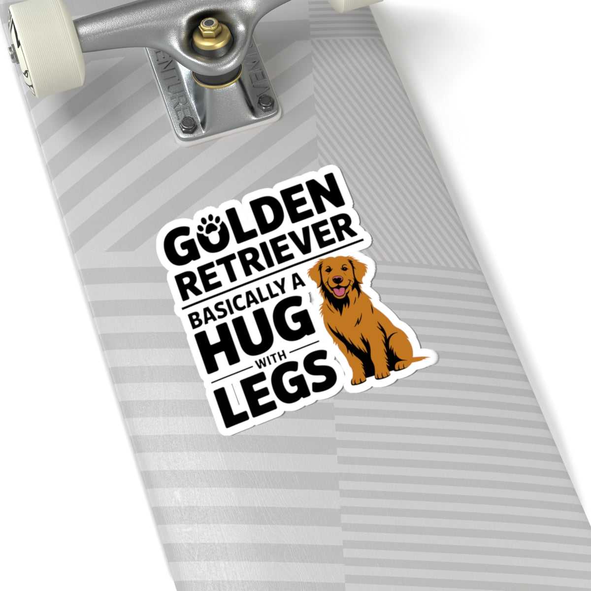 Adorable Golden Retriever Sticker - Cute Dog Lover Vinyl Decal for Pet Owners & Animal Enthusiasts