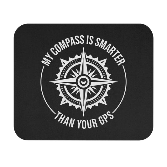 Traditional Navigation Compass Mouse Pad - Outdoor Orientation Non-Slip Rubber Base for Navigators Hikers Explorers