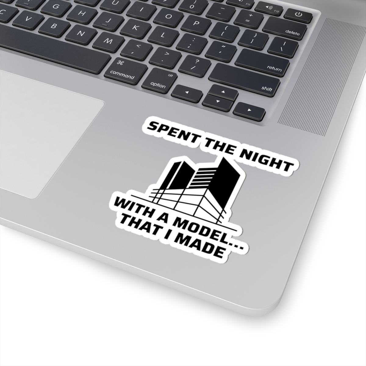 Architect Model Sticker - Design Humor Vinyl Decal for Architects & Drafting Professionals