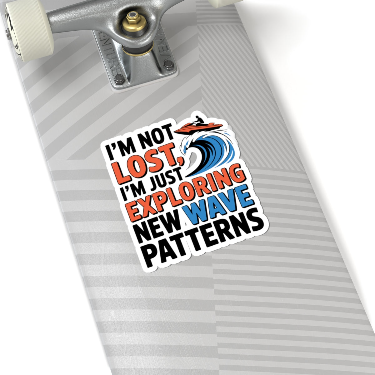 Jet Ski Explorer Sticker - Adventure Seeker Vinyl Decal for PWC Riders & Water Wanderers