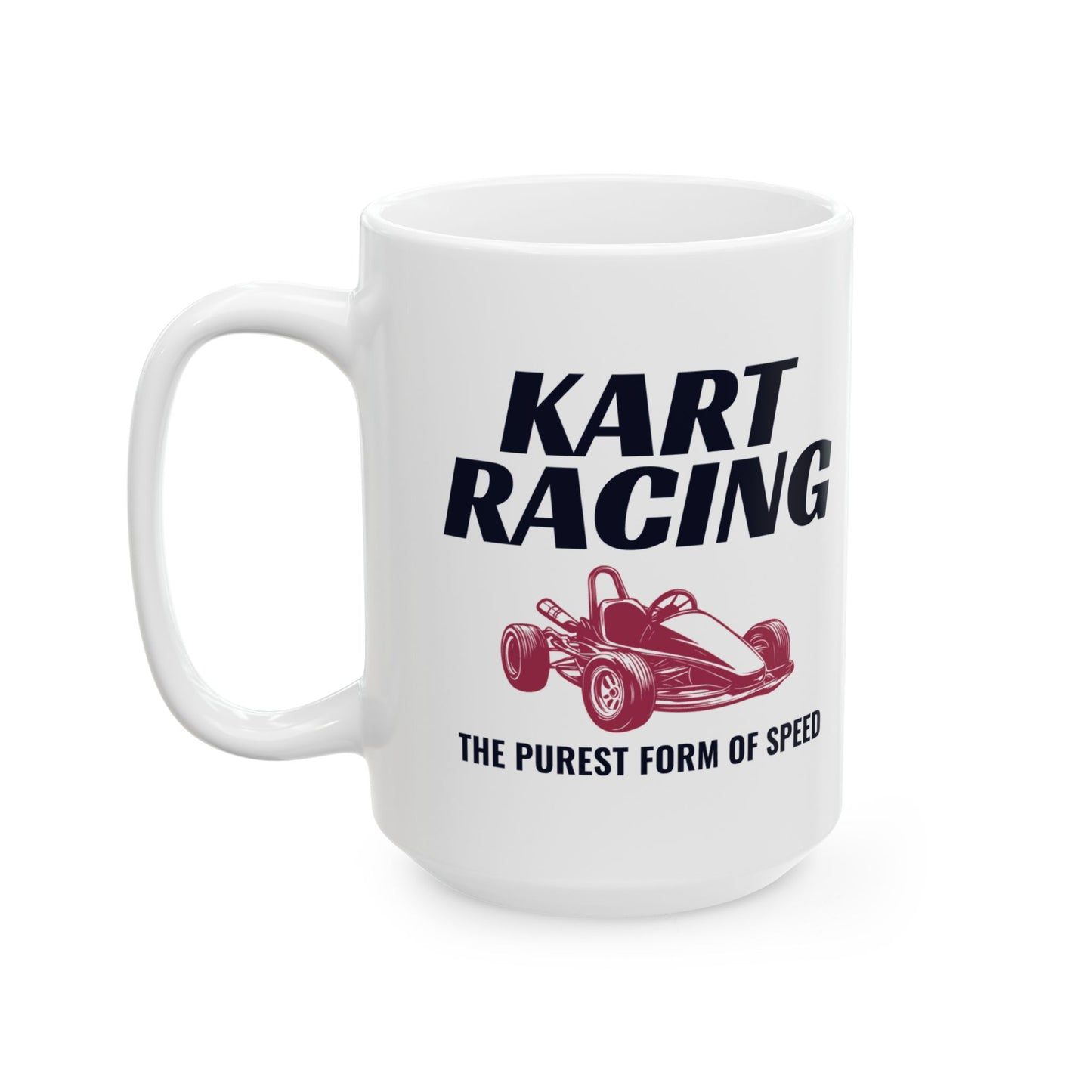 Go Kart Racing Mug - Pure Speed Design for Enthusiasts
