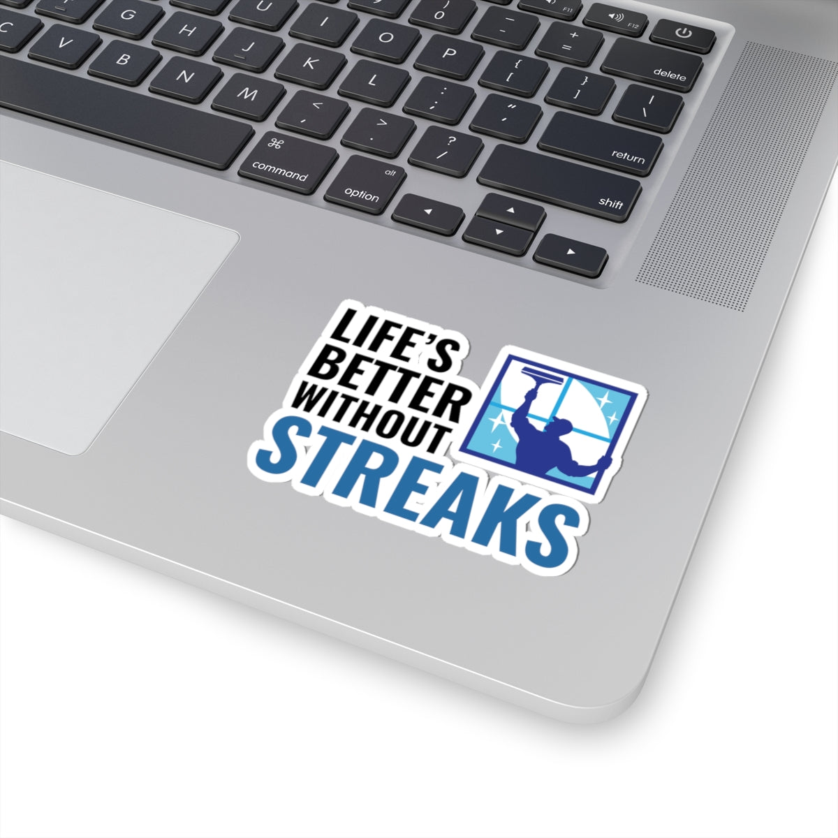 Window Cleaner Sticker - Streak Free Vinyl Decal for Professionals & Technicians