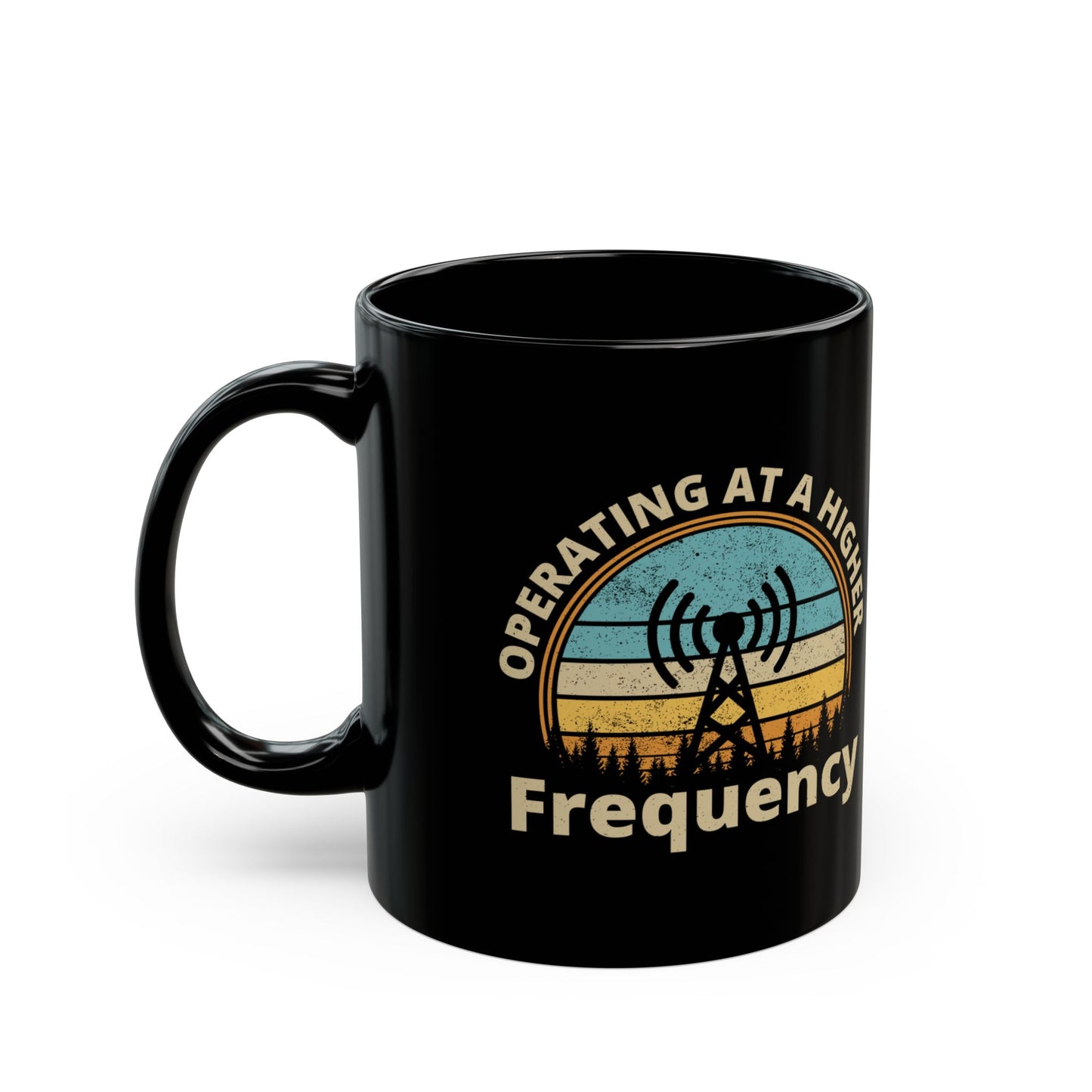Amateur Ham Radio Operator Mug - Frequency Focus for RF Engineers & Hams 11 oz