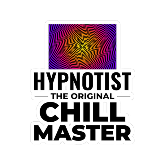 Hypnotist Identity Sticker - Original Relaxation Expert Vinyl Decal for Hypnotists, Calm Masters